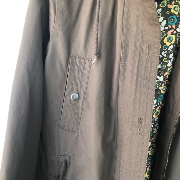 Gap Women's Raincoat Brown sz S - Picture 2 of 8